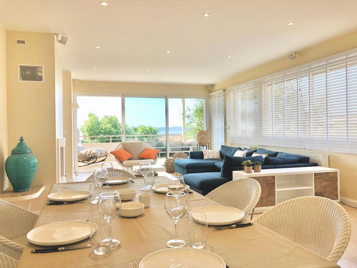 Villa Montfleuri, Vieille Ville A Pieds, Vue Mer, Piscine, 8 Pers 생트막시메 외부 사진