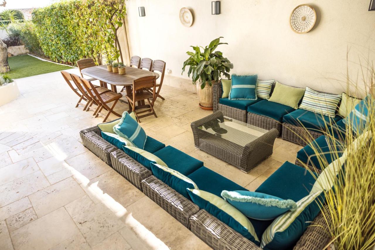 Villa Montfleuri, Vieille Ville A Pieds, Vue Mer, Piscine, 8 Pers 생트막시메 외부 사진