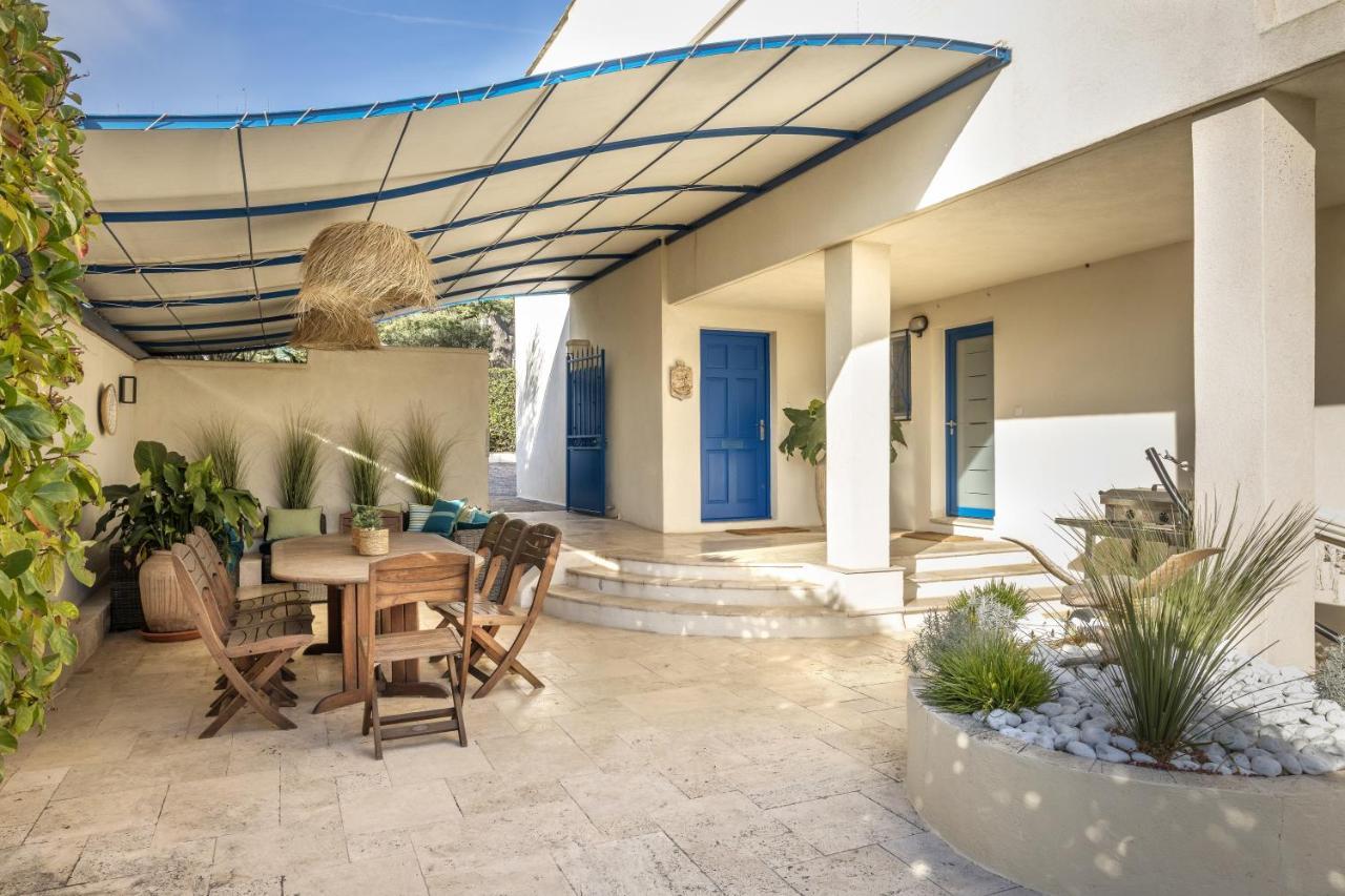 Villa Montfleuri, Vieille Ville A Pieds, Vue Mer, Piscine, 8 Pers 생트막시메 외부 사진
