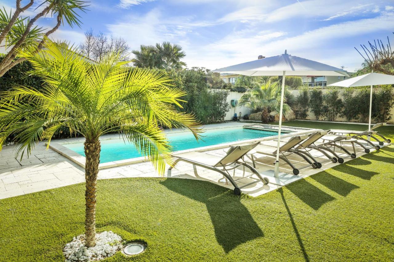 Villa Montfleuri, Vieille Ville A Pieds, Vue Mer, Piscine, 8 Pers 생트막시메 외부 사진